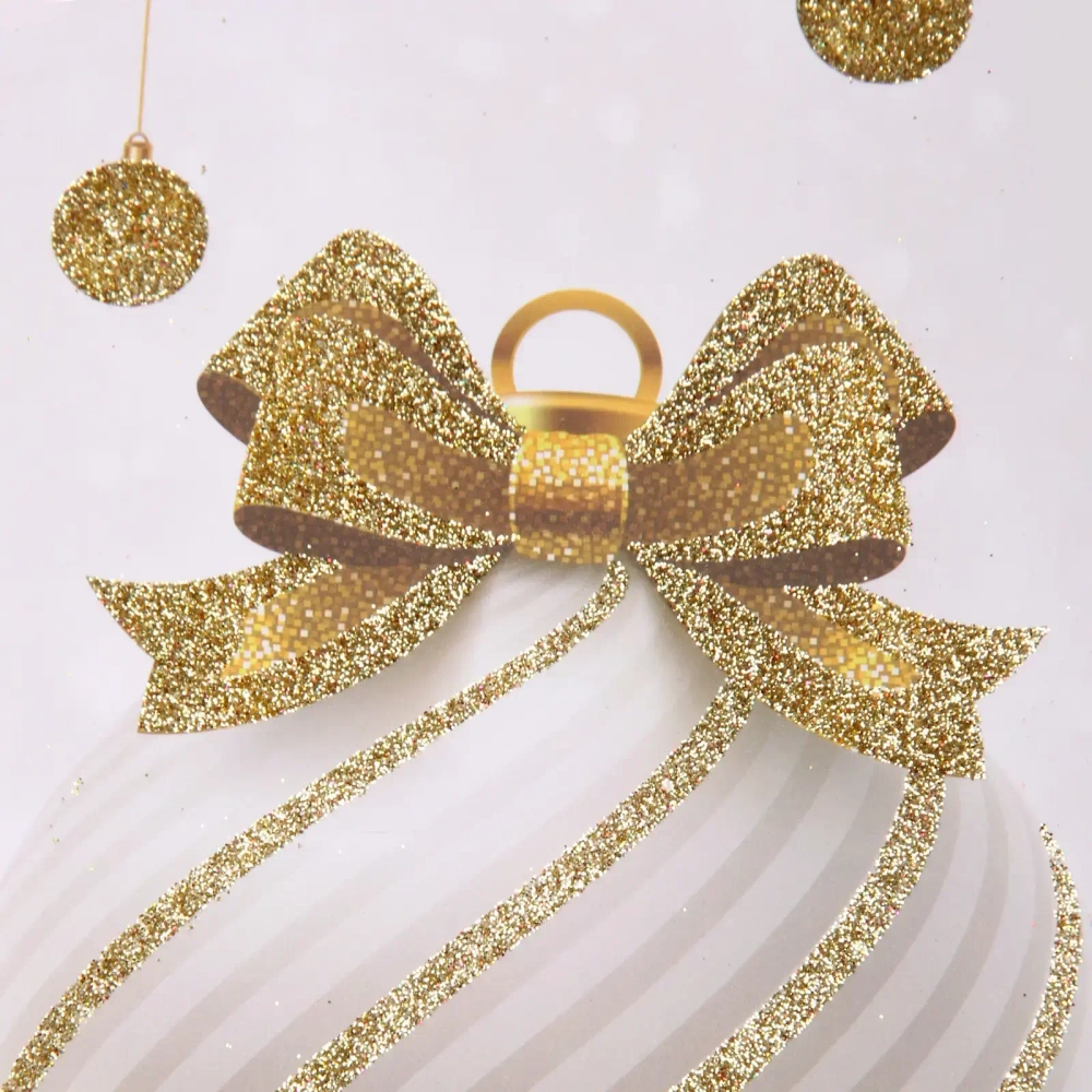 Пакет под бутылку «Новогодний шик» 12*35*9 см