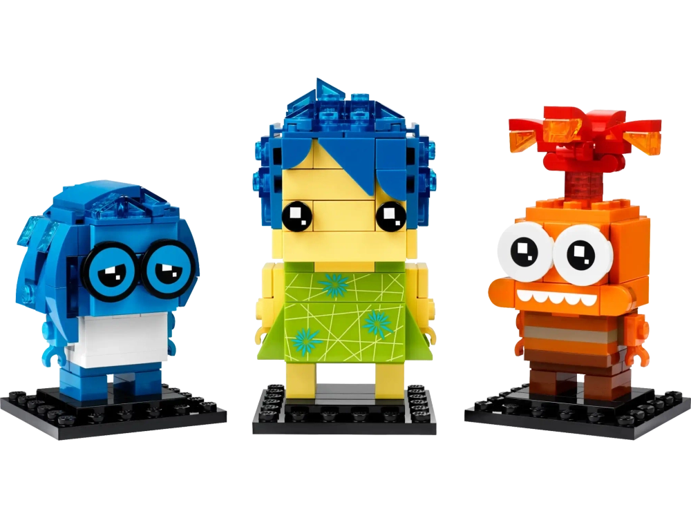 Конструктор LEGO BrickHeadz 40749 Радость, печаль и тревога