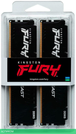 Оперативная память Kingston Fury Beast Black XMP 64Gb DDR5 (KF552C40BBK4-64)