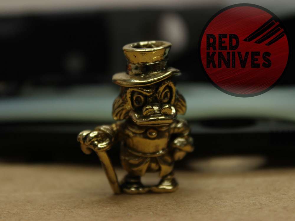 Бусина темлячная "Скрудж", латунь