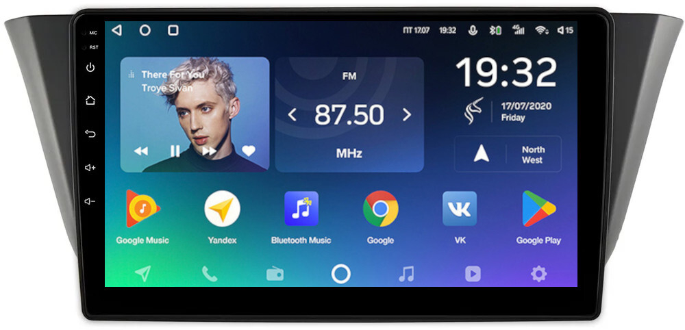 Магнитола для Iveco Daily 3 2014+ (рамка гладкая) - Teyes SPRO+ монитор 9" IPS на Android 10, ТОП процессор, 4Гб+32Гб, 4G SIM-слот