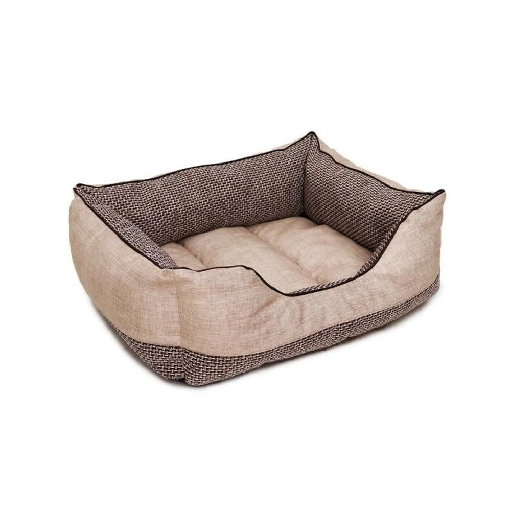 Лежанка ЛОФТ МОККО пухлик № 3 Rich Breed (PerseiLine), 56х47х20 см, цвет светло-бежевый