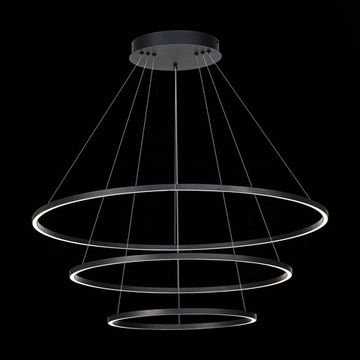 ST605.403.114 Cветильник подвесной SMART ST-Luce Черный/Белый LED 1*114W 2800-6500K AURA