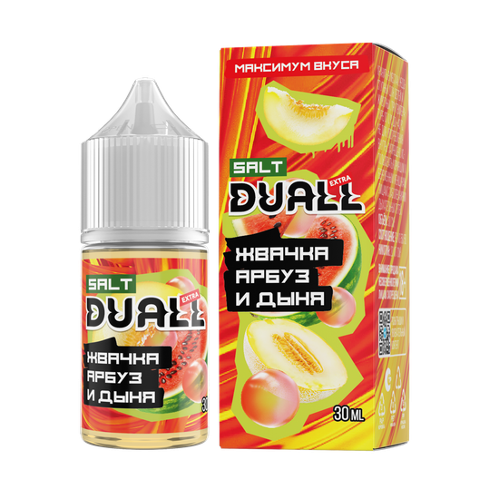 Жидкость (М) Duall Extra Zero (28 мл, 0 мг) Жвачка Арбуз Дыня