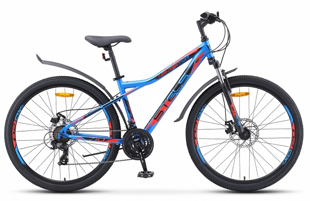 Велосипед 27.5" Stels Navigator-710 MD р.18"  синий/черный/красный