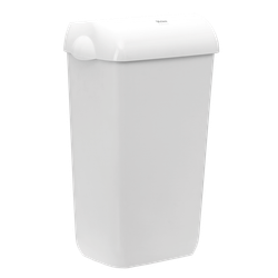Мусорное ведро пластиковое Veiro Professional Mid Bin белое 23 литра