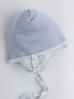 Шапка зимняя вязаная детская с манишкой