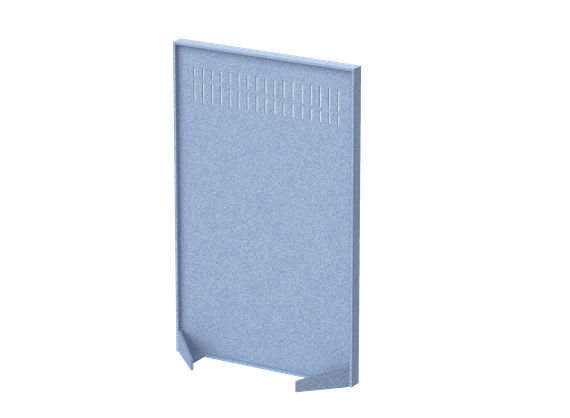 Перегородка с декором "Диаграмма роста" 100х40х140