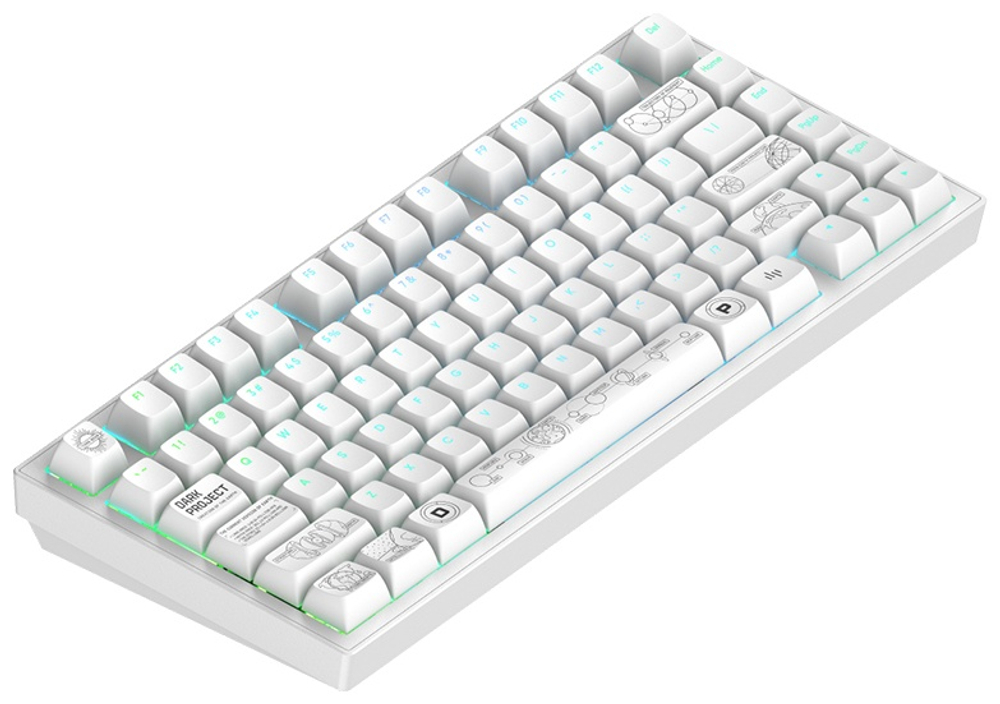Клавиатура DARK PROJECT DPKB_NOVA_81_ANSI_WHITE_UA белый