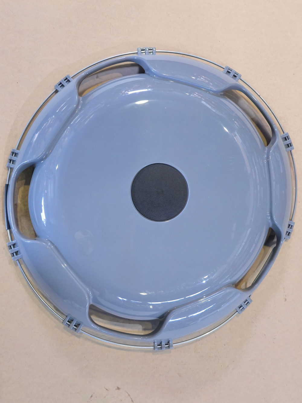 Колпак колеса R-22,5 переднего (пластик) (серый) (АТ59227)