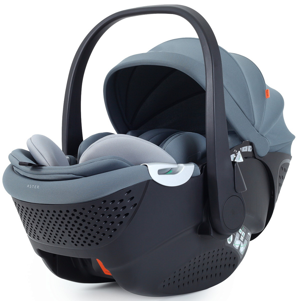Детская коляска Rant Teo Soft 3 в 1 с автокреслом Aster Zero Graphite Olive