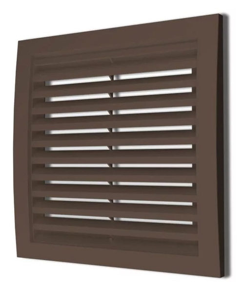Решетка вент. 150*150 мм вытяж  коричн