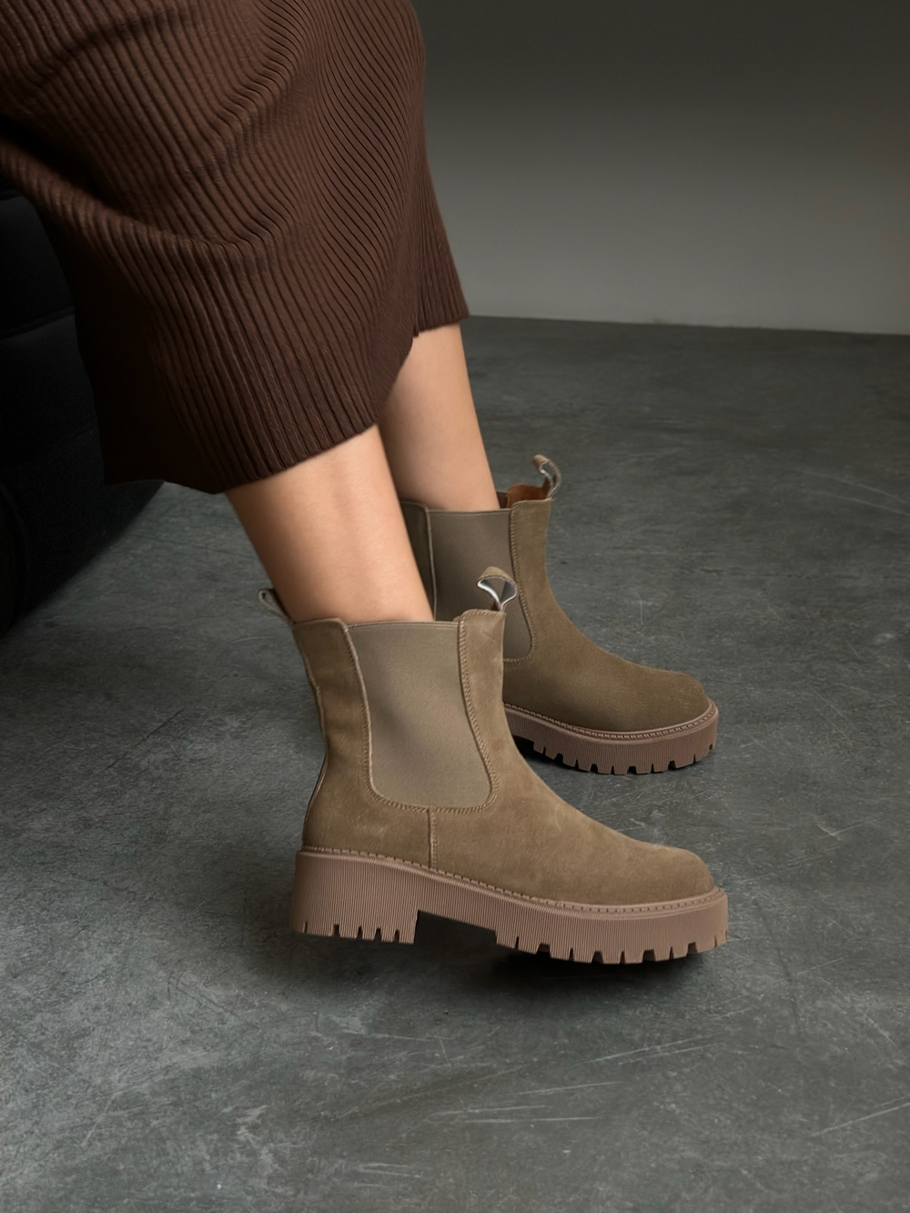 Челси из натуральной замши