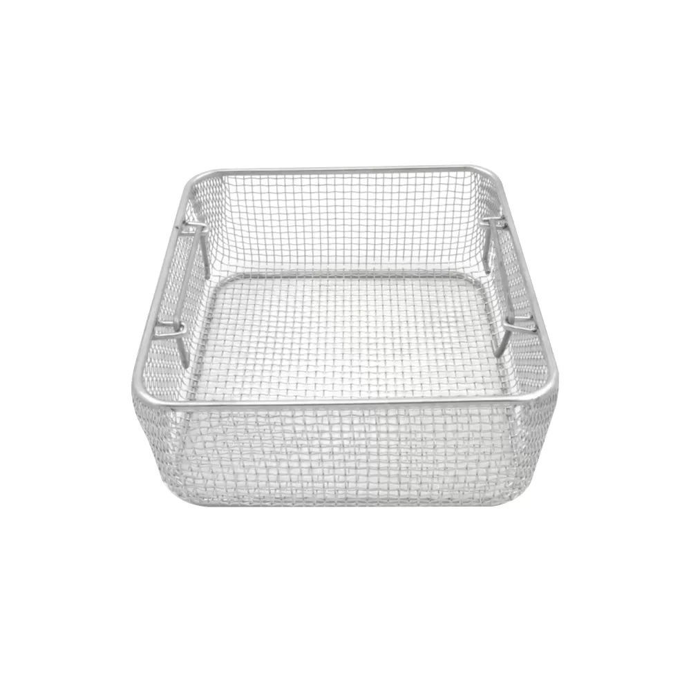 Лоток-корзина сетчатая с ручками КСр 240х250х100 мм