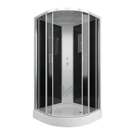 Душевая кабина IVA SC09CT 900*900*2150 низкий поддон, тонированное стекло