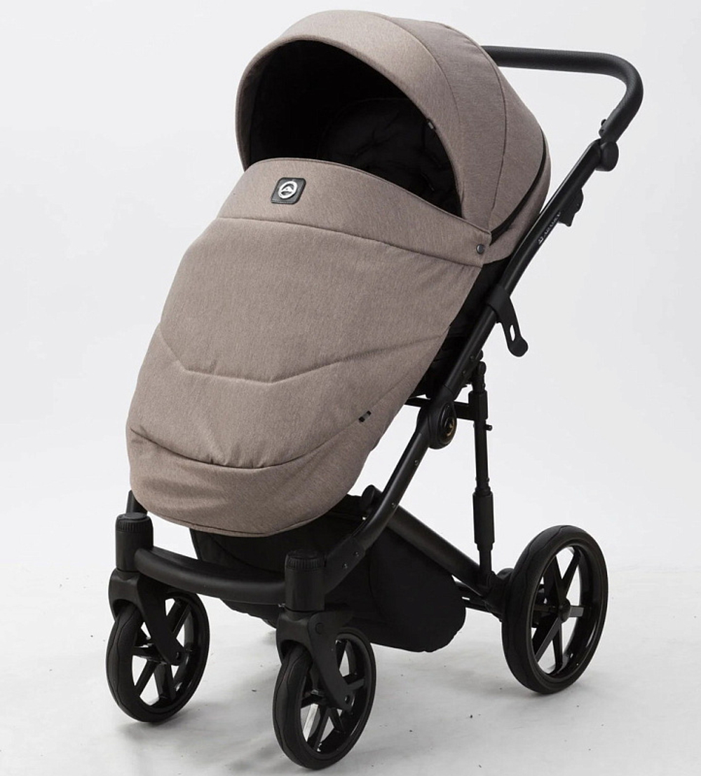 Детская коляска Adamex Mobi 2 в 1 M-TK22 (ТЕМНО-БЕЖЕВЫЙ)