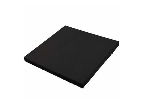 Резиновая плитка 500х500х30мм, черная