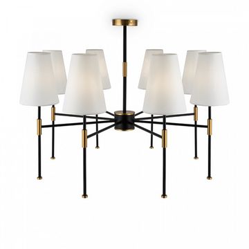 Люстра потолочная FR5196PL-08BBS черный Tida Freya