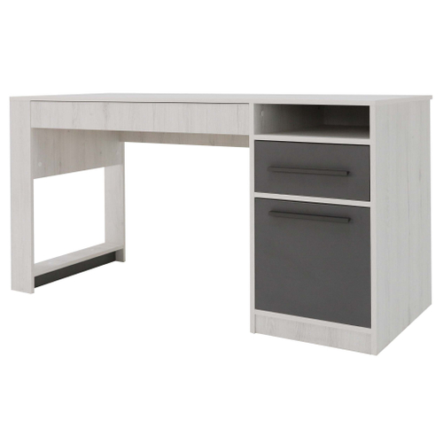 Стол письменный Нильс-1 (Дуб Эльза/Темно серый лофт)