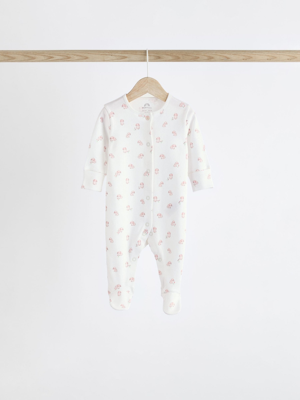 Комбинезон / Cлип для малышей Next K79-420, 4 шт., Молочный, Белый, Розовый