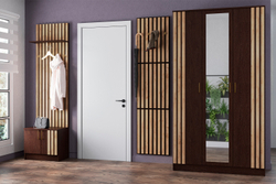 Вешалка 3-х ярусная Кано КПВ-3, Венге, Дуб крафт золотой