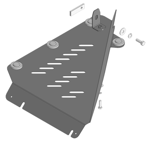 Усиленная защита топливного фильтра (2 мм, сталь) для JAC T8 2019-, Pro 2019- Motodor.78305