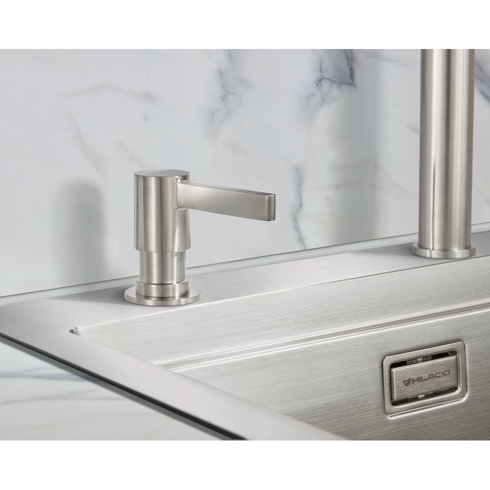 Дозатор для жидкого мыла Milacio MCU.933.SS, нержавеющая сталь