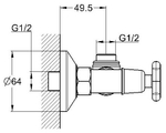 Смеситель для душа SOLONE JIK5-A102А
