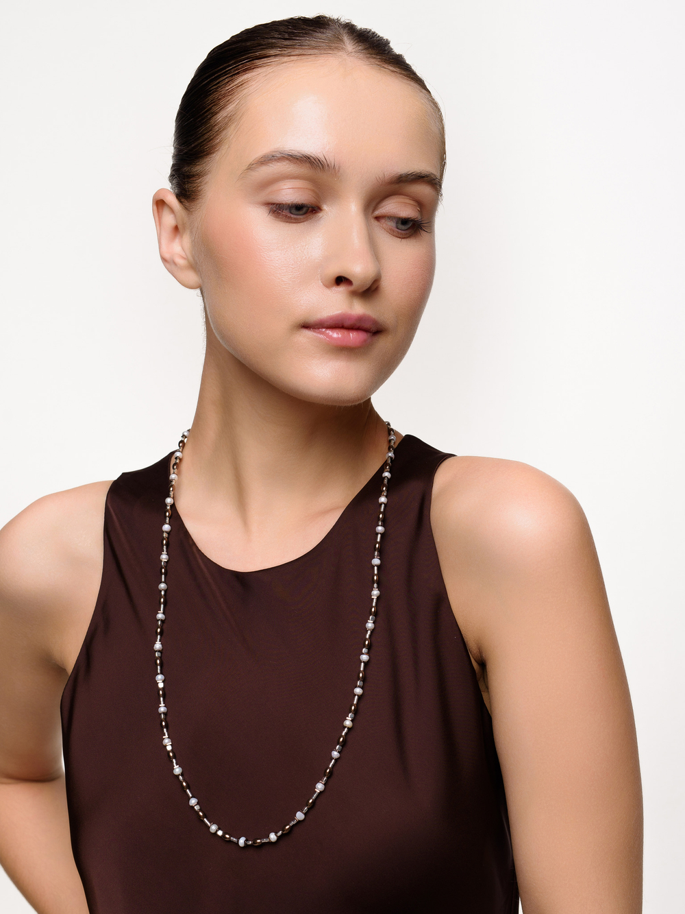 Сотуар "Grain brown pearl" Silver