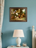 Картина интерьерная на холсте в раме 29*35 см