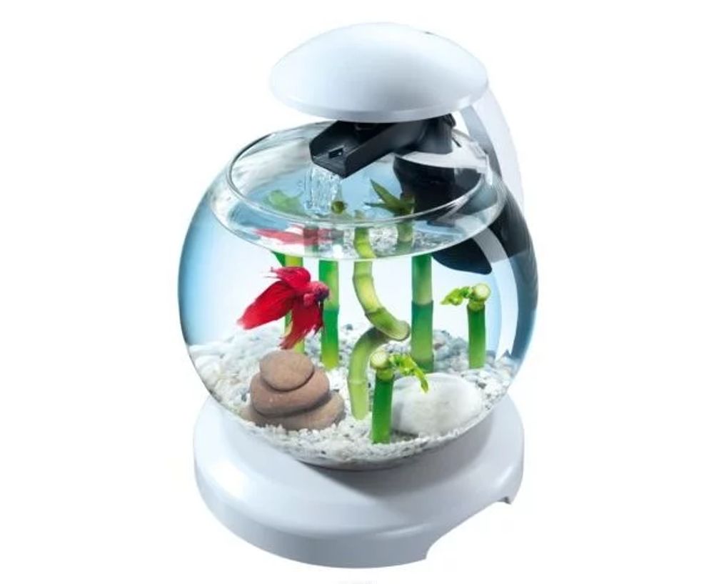 Аквариум Tetra Cascade Globe круглый, белый - 6,8 л