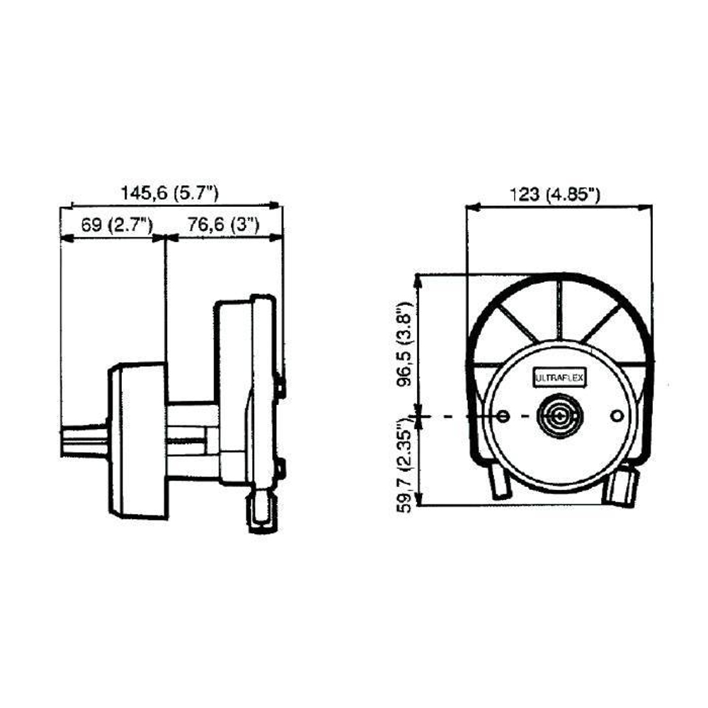 Рулевой редуктор Т67 черный