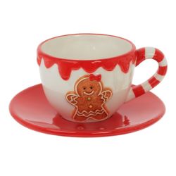 GAEM Чашка с блюдцем,, 250 мл, L15 W14,5 H8 см