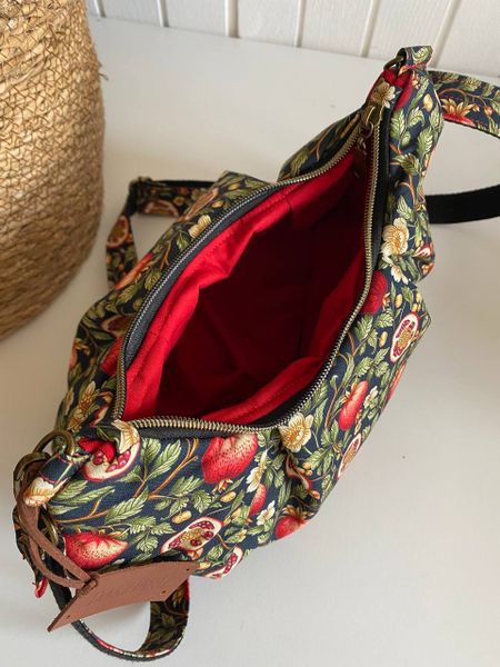 В ПУТИ, ГРАНАТ НА ЧЕРНОМ, 100% хлопок, ширина 110 см 5