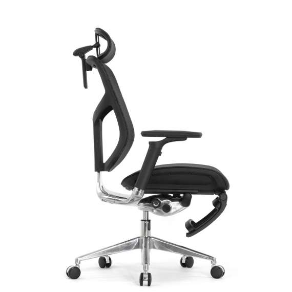 Кресло EXPERT 2 STAR RSTM 01 (сидение MAX с поднож, подлокот 6D(360),подголовник 5D, цвет чёрн)