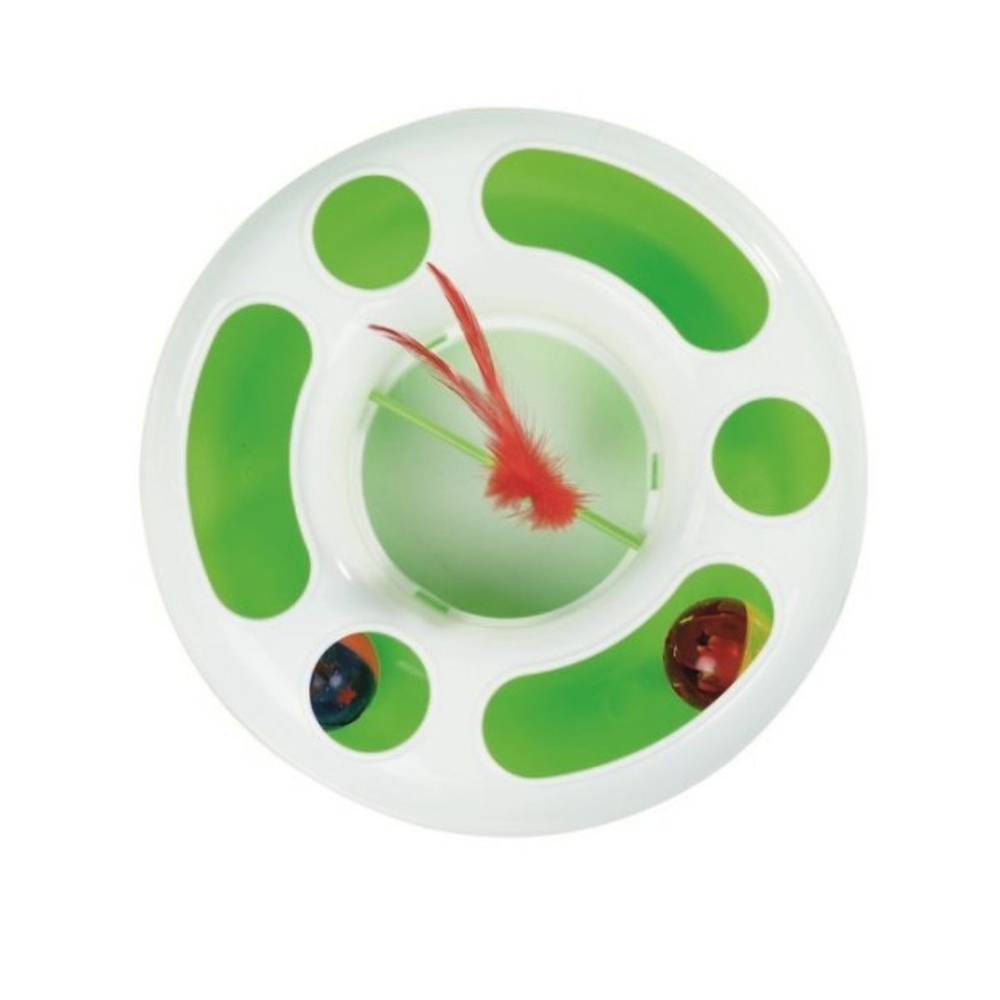 M-PETS Игрушка для кошек база с мячиком