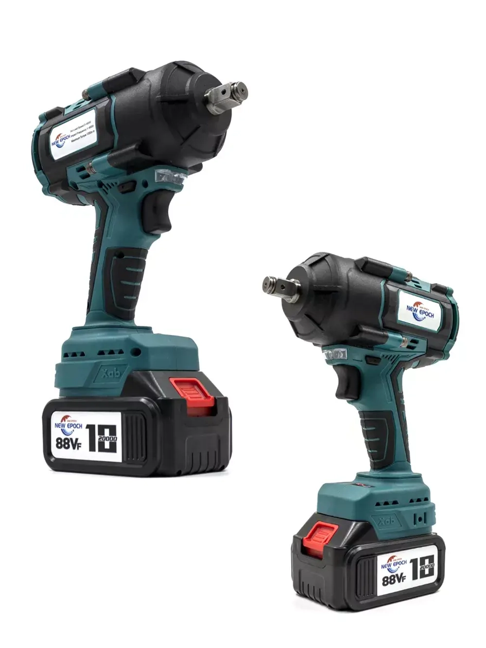 Гайковерт ударный NEW EPOCH 1350 Н·м — бесщеточный аккумуляторный, 88VF, 2 АКБ, кейс