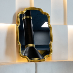 Зеркало настенное Объект мечты Тиль Голд