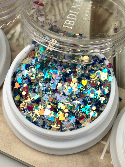 IBDI Глиттер-звездочки SUPER STAR 06