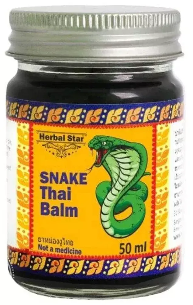 Бальзам с ядом змеи HERBAL STAR Snake Thai Balm, 50 мл