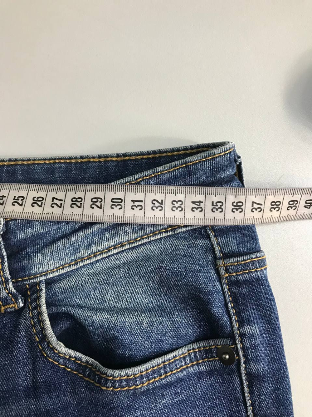 Джинсы Kiabi для активного образа, маркировка 38 eur, визуально на 44 размер