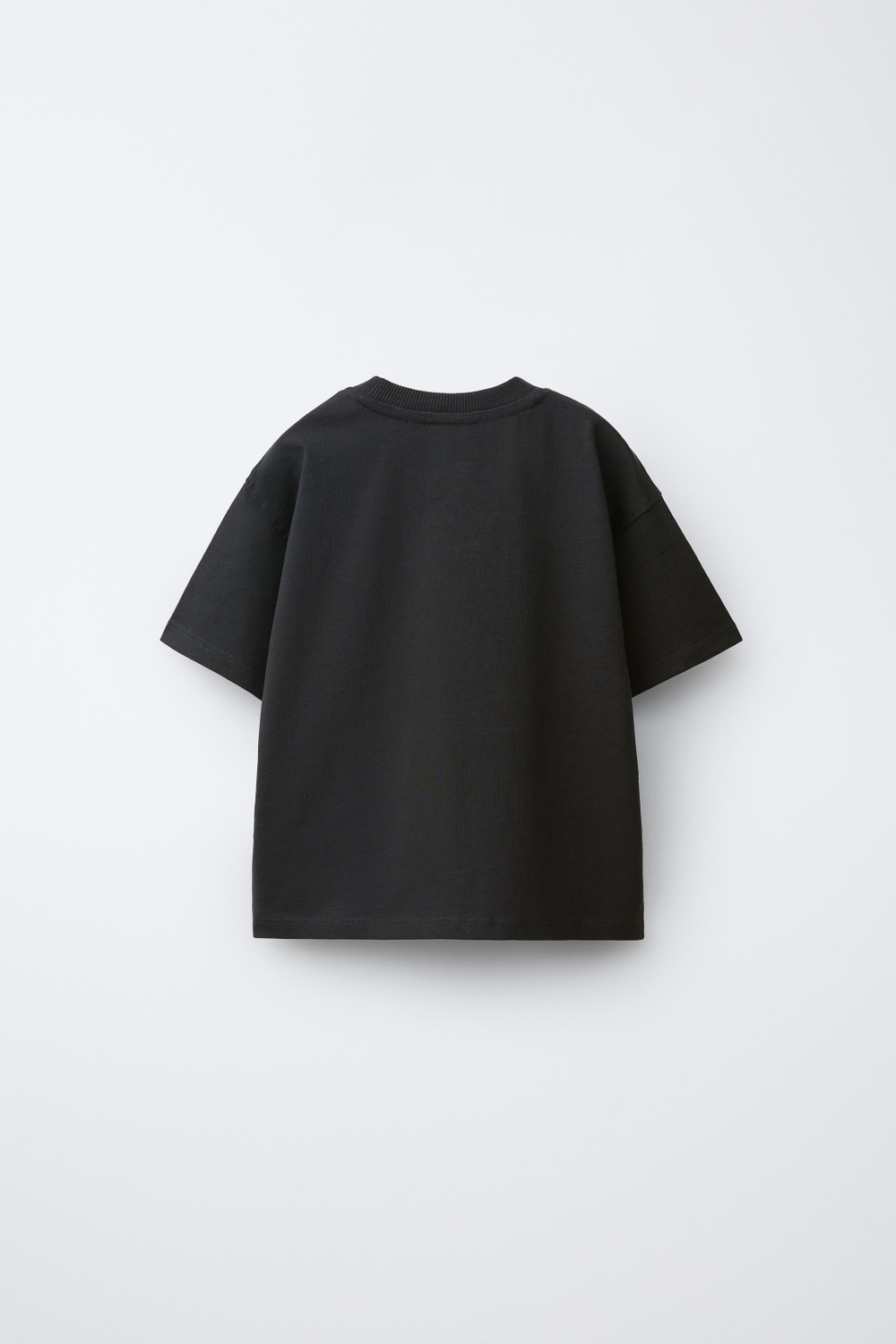 ZARA ФУТБОЛКА С АНИМАЛИСТИЧЕСКИМ ПРИНТОМ, АНТРАЦИТОВО-СЕРЫЙ