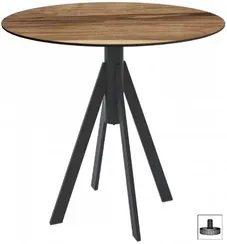 Стол Fuoz HPL, Ø90 см, индийский шесман