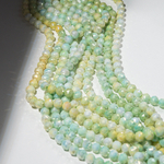 Хрустальные бусины, оттенок "Весна", 8мм, шар, микроогранка