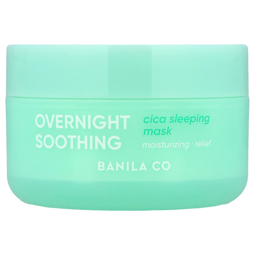 Banila Co, Ночная успокаивающая маска для сна, Cica, 100 мл (3,38 жидк. Унции)