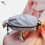 Чехол с открытой кистью на аппарат Илизарова. Ткань Сорочка. Цвет изделия - серый, молния черная. Размер PPO 1