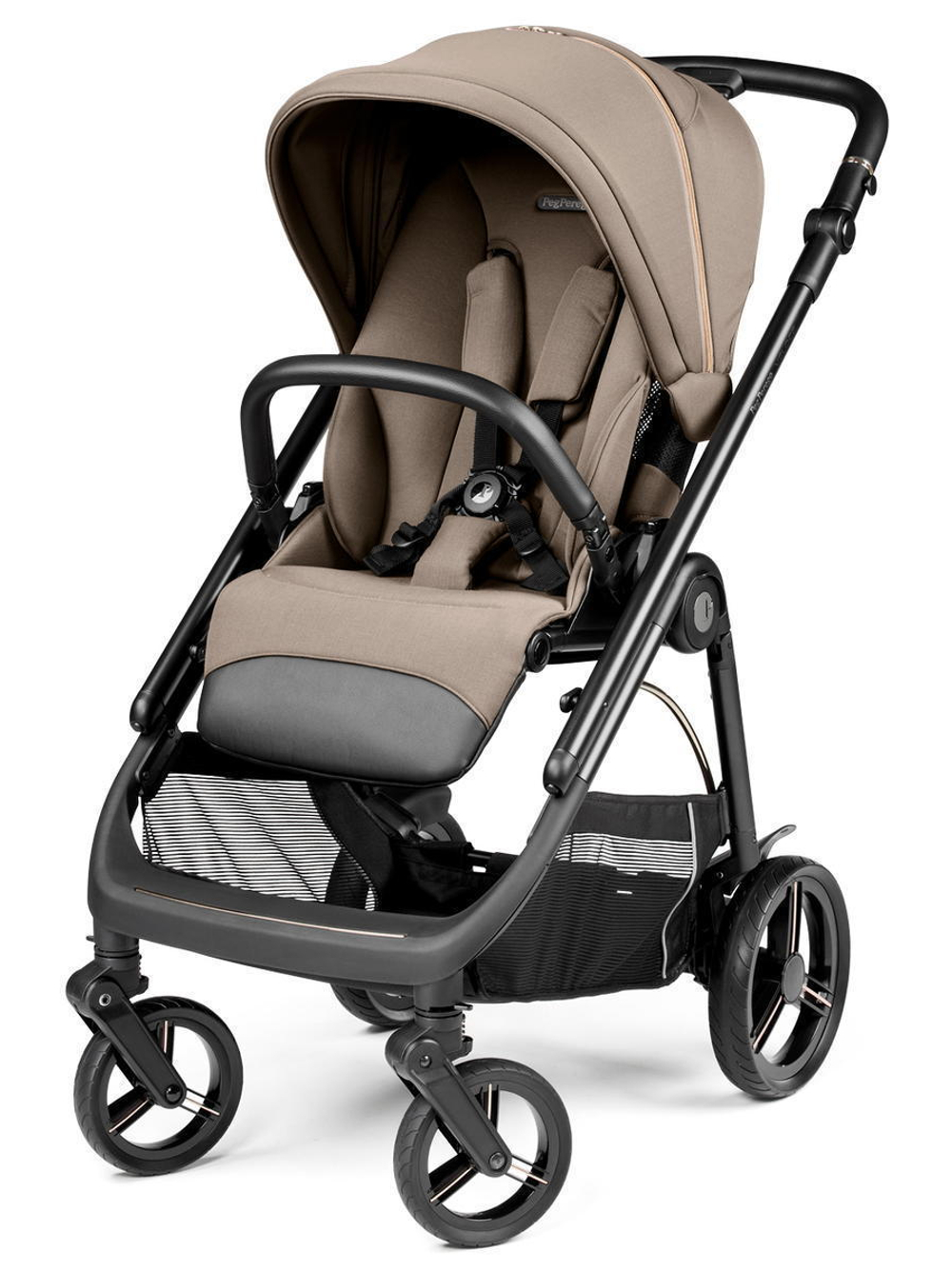 Коляска Peg Perego Veloce New Belvedere Lounge 3 в 1 Pine Bark