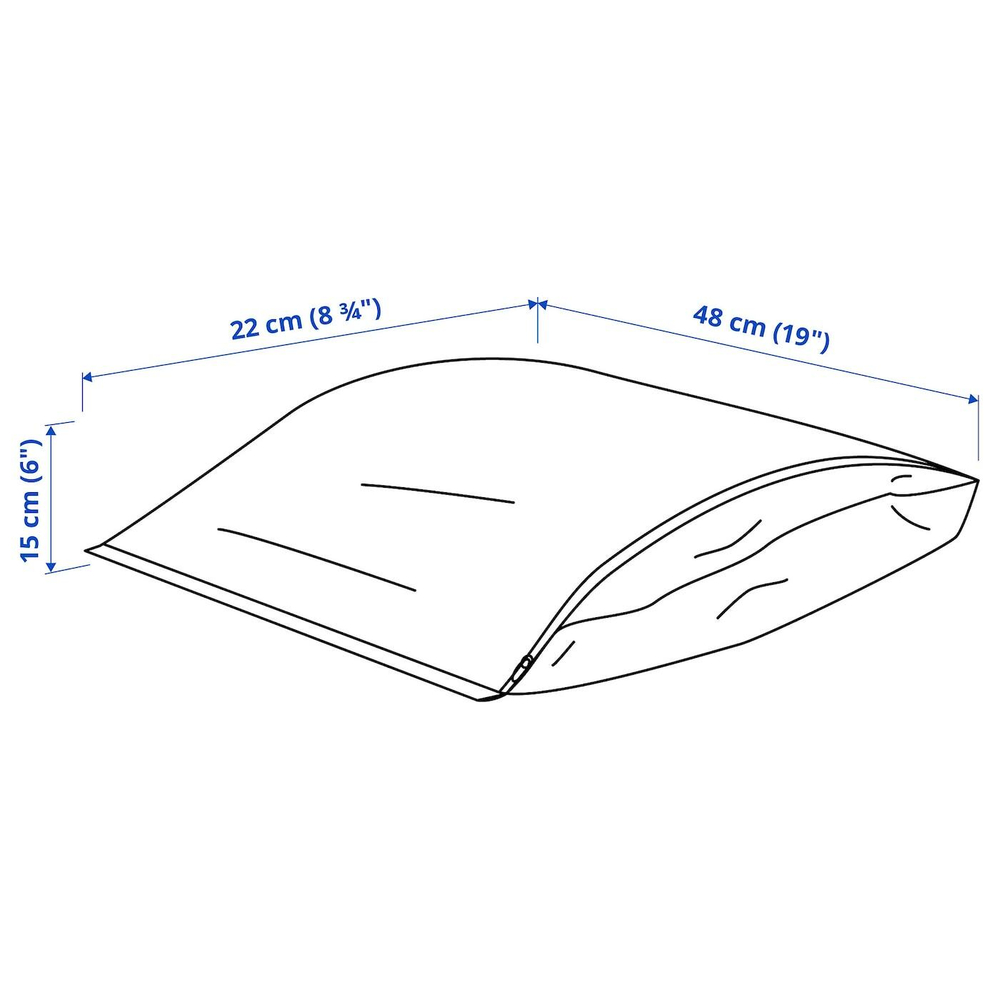 IKEA PÄRKLA  (ИКЕА ПÄРКЛА)  -  Мешок для обуви, 48x22 см