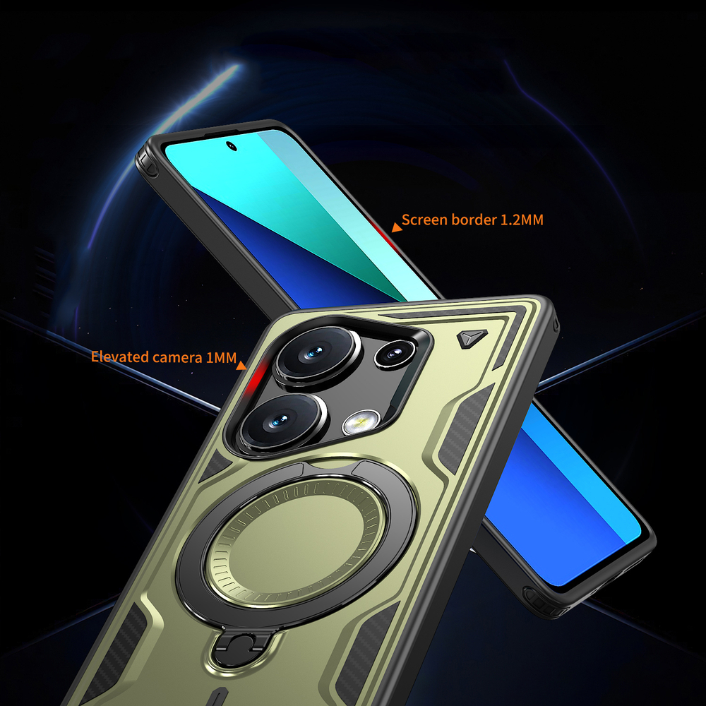 Чехол Magneto Case с кольцом для Xiaomi Redmi Note 13 Pro 4G