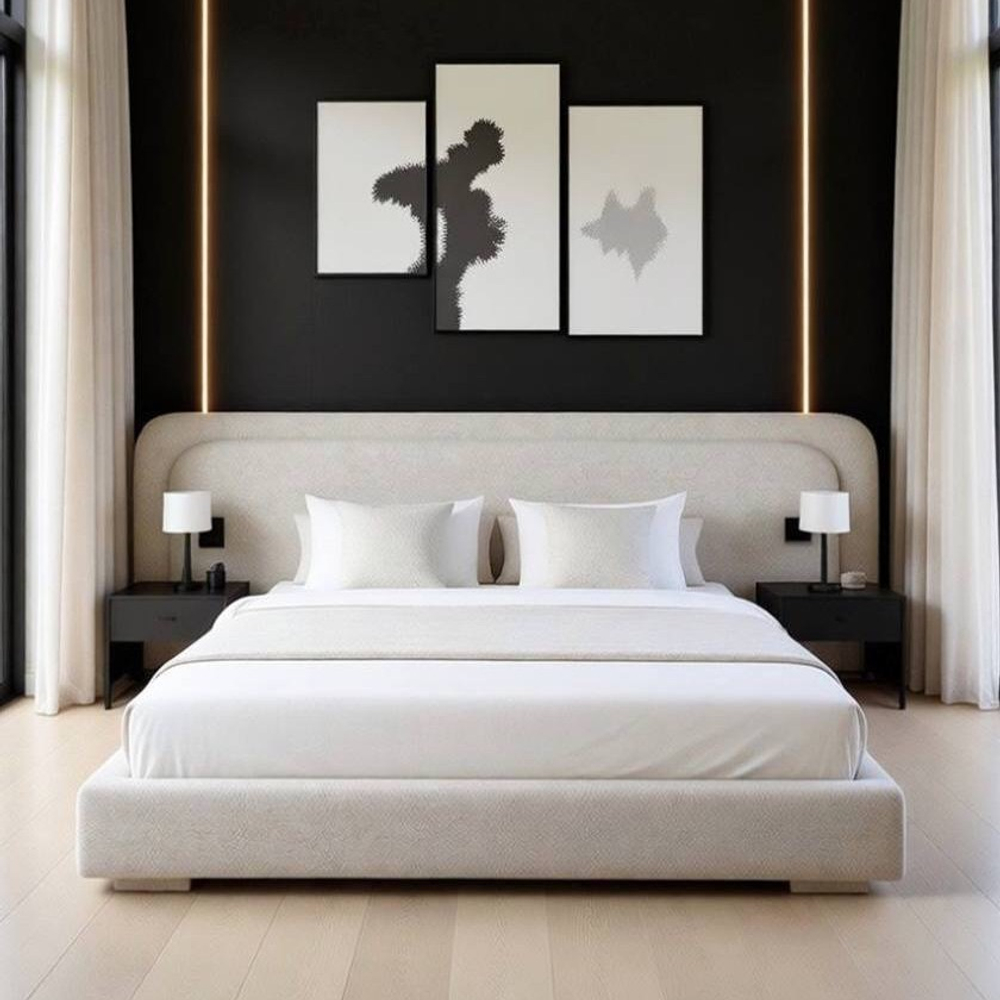 Мягкая кровать Aviana* с подъемным механизмом